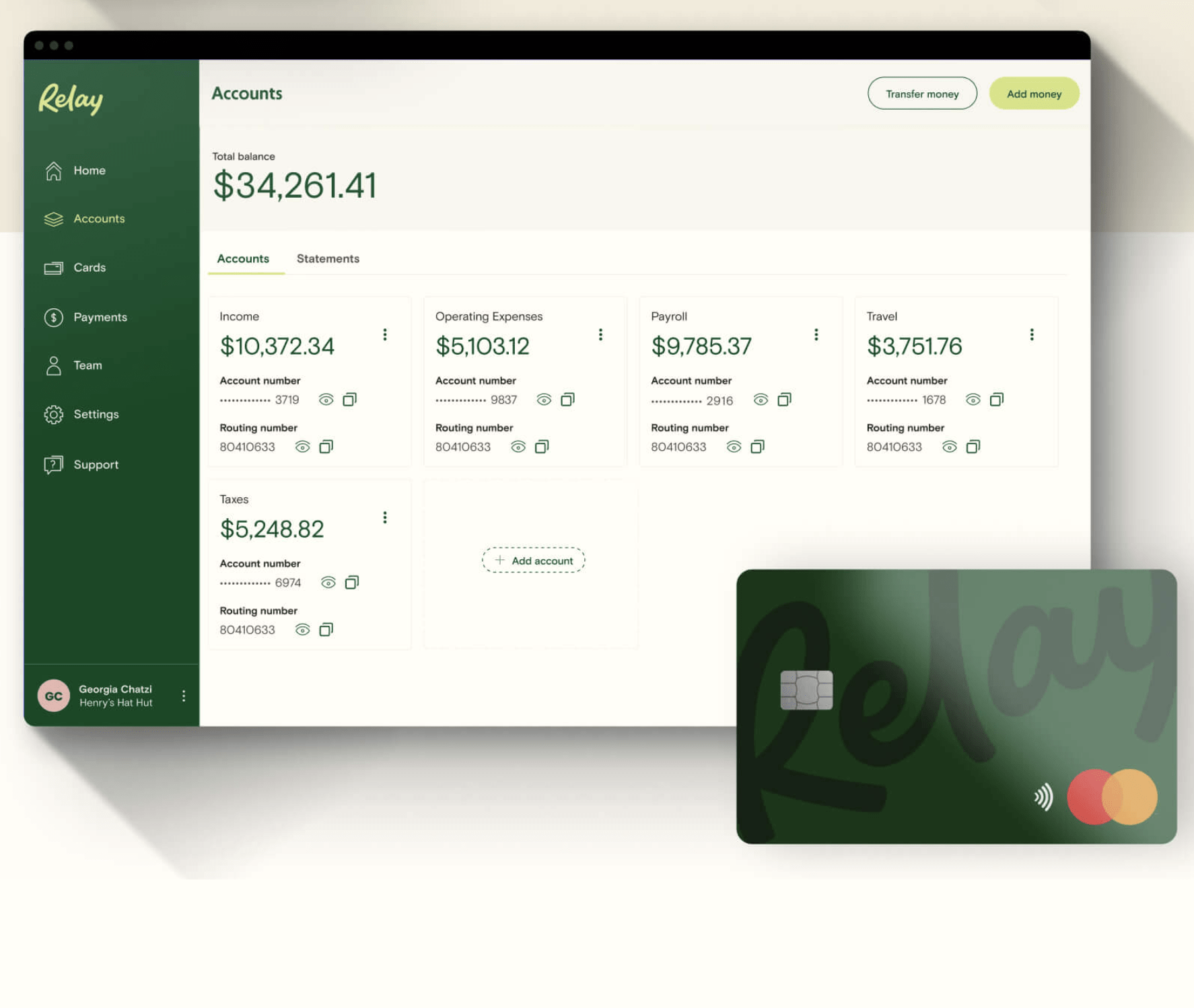 Free Business Checking Account with Relay Financial Niad Tech Consulting site Design